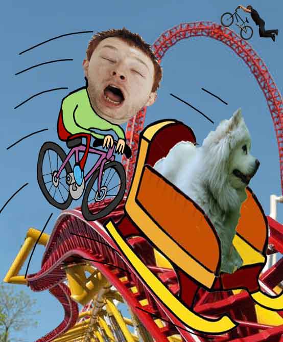 Tom yorke en roller coaster